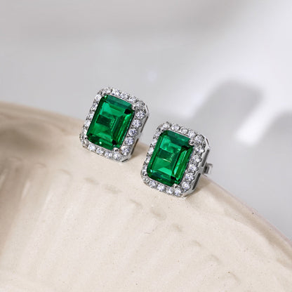 [Together]Luxurious Dainty Emerald Cut Banquet Earrings