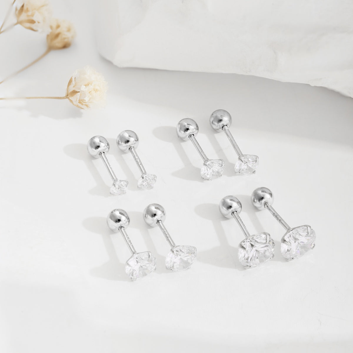 [Together]Unique U-Shaped Ear Bone Earrings