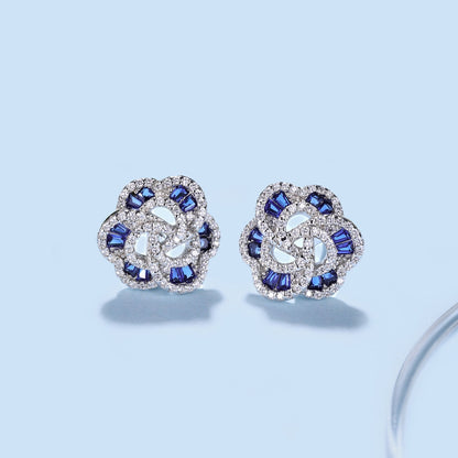 [Together]Exquisite Flower Shape Daily Earrings