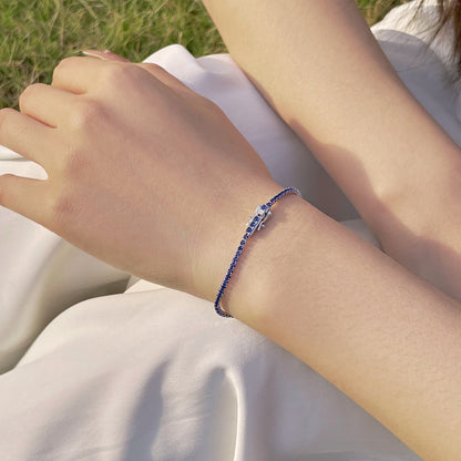 [Together]Radiant Colorful Round Cut Party Bracelet