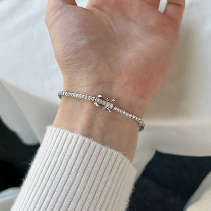 [Together]Dazzling Exquisite Round Cut Daily Bracelet