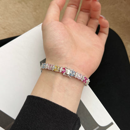 [Together]Delicate Colorful Multi Cut Party Bracelet