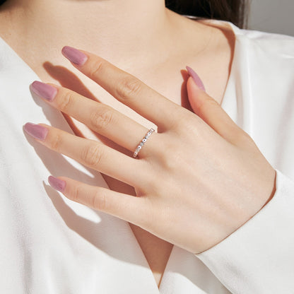 [Together]Sparkling Vibrant Round Shape Daily Ring