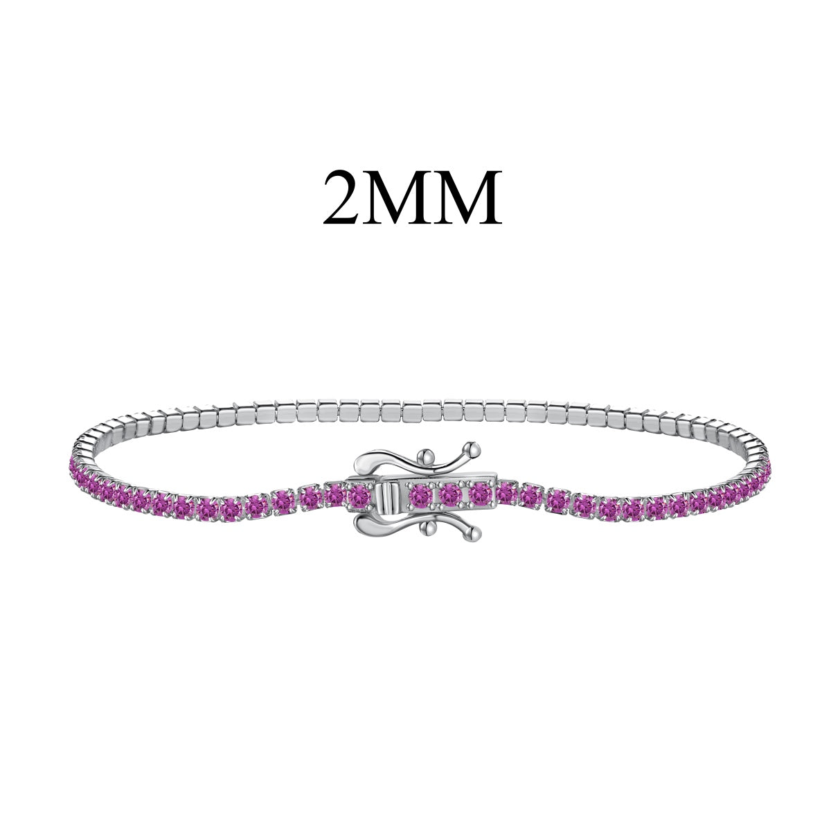 [Together]Radiant Colorful Round Cut Party Bracelet